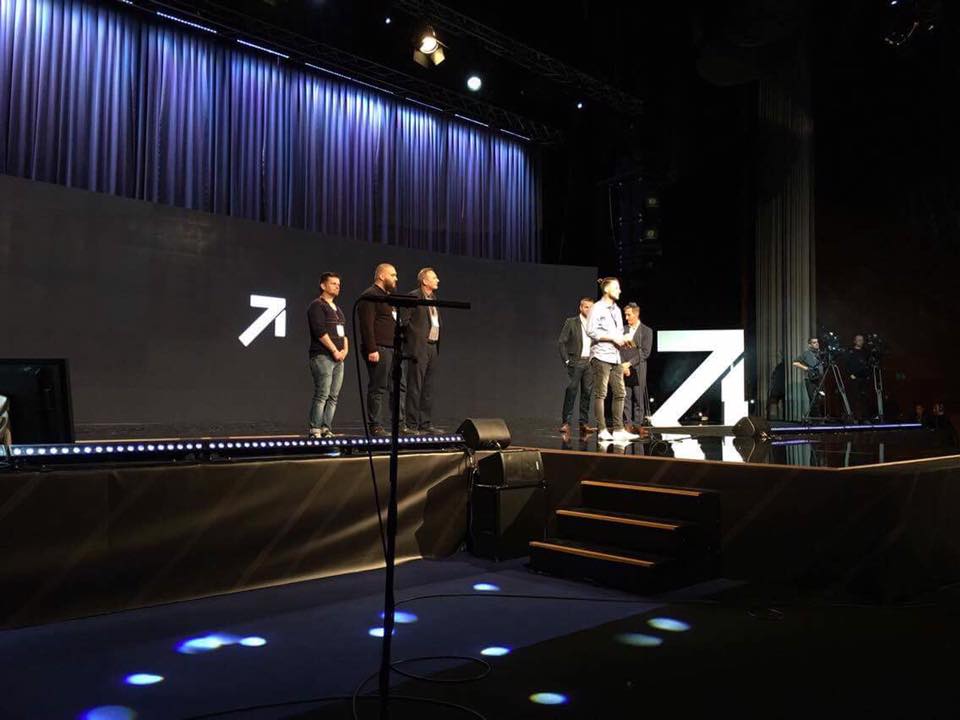 Startup Awards 2016 stage photo